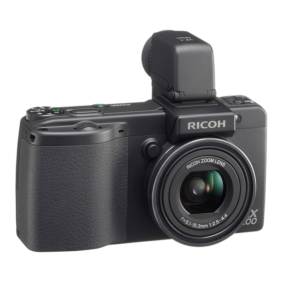 Ricoh GX200 Firmware Update Instructions