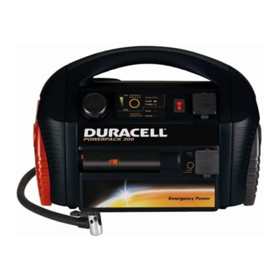 Duracell Powerpack 300 Owner's Manual