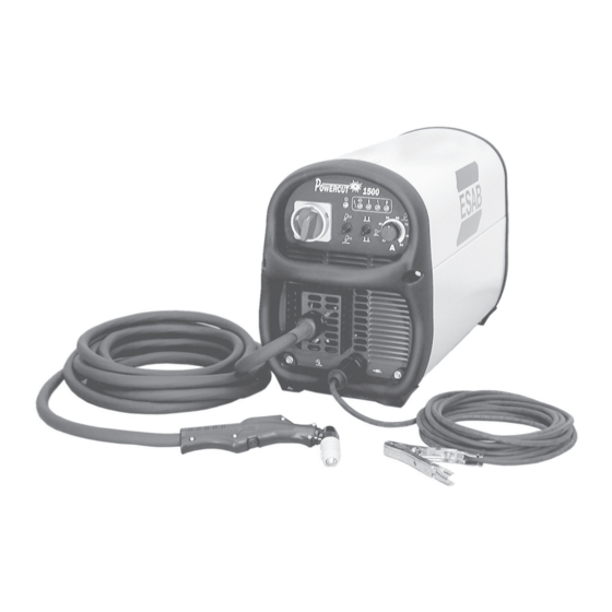 ESAB POWERCUT-1500 Instruction Manual