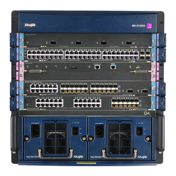 Ruijie Networks RG-S12006 Hardware  Installation And Reference Manual