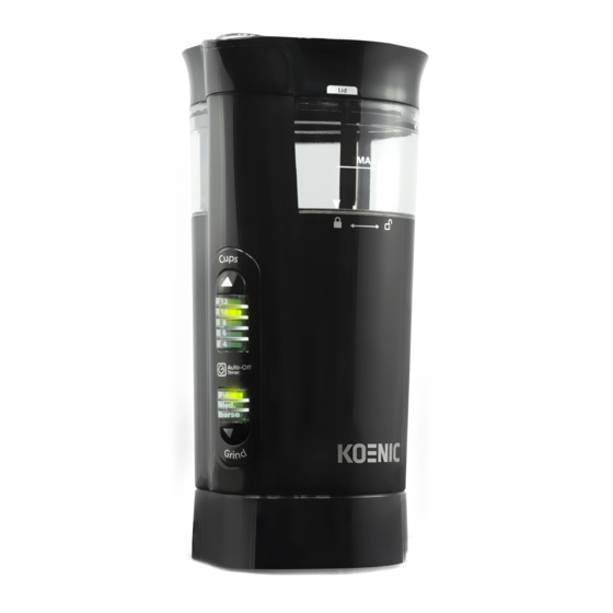Koenic KGC 1221 B User Manual