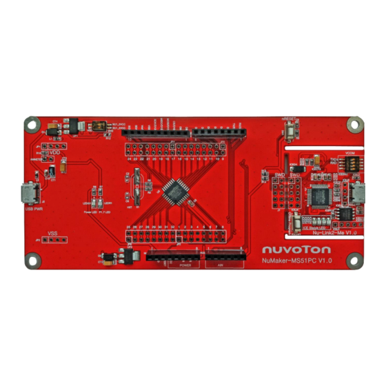 Nuvoton NuMaker-MS51PC User Manual
