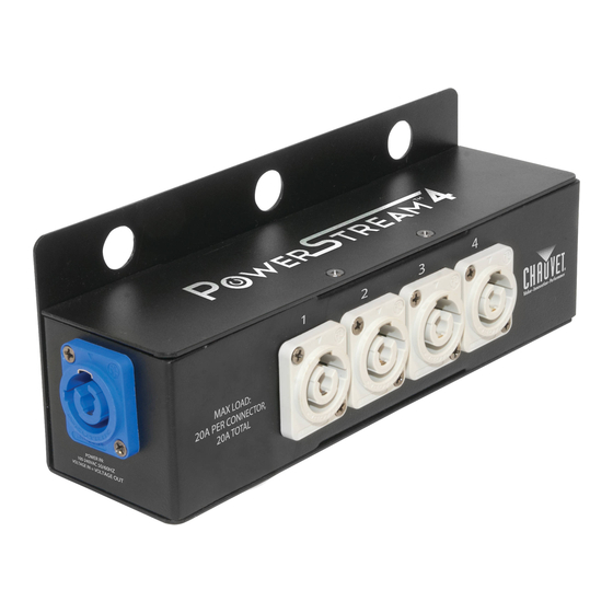 Chauvet Professional PowerStream 4 Quick Reference Manual
