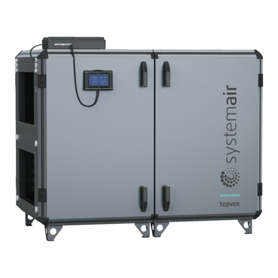 SystemAir Topvex SR Operation And Maintenance Instructions