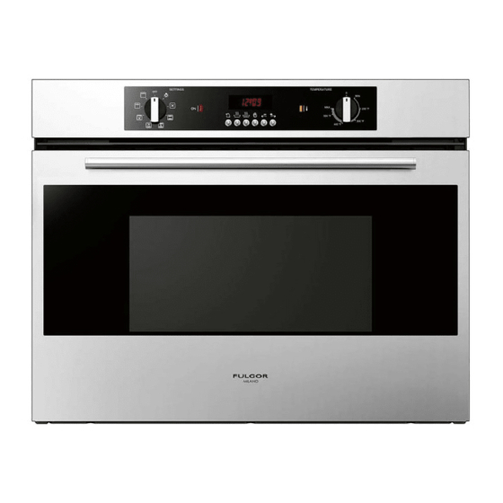 Fulgor Milano F1SM30S1 Installation Instructions Manual