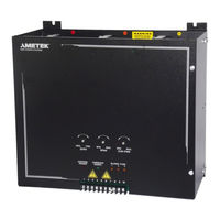 Ametek PF3 SCR Series Instruction, Operation And Maintenance Manual