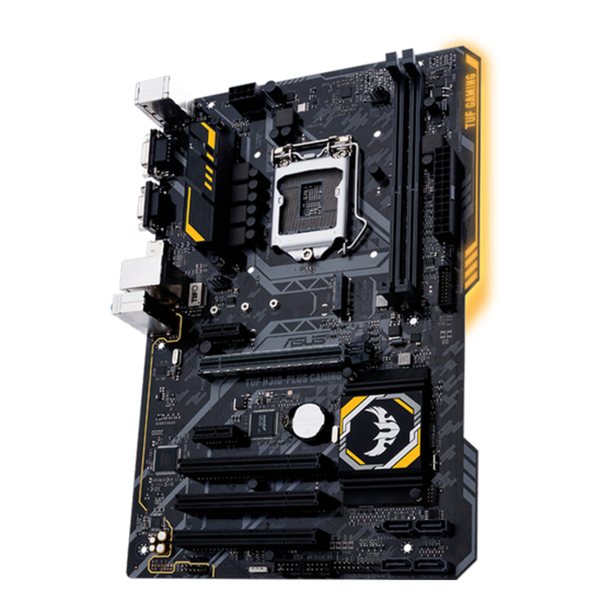 Asus TUF H310-PLUS GAMING Quick Start Manual