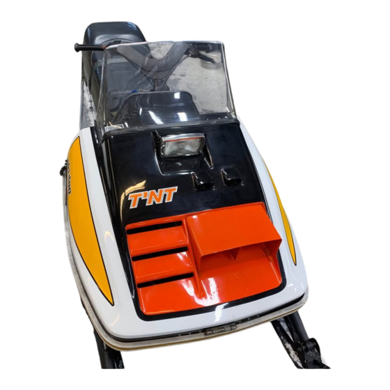 BOMBARDIER ski-doo T'NT F/A 340 1973 Owner's Manual
