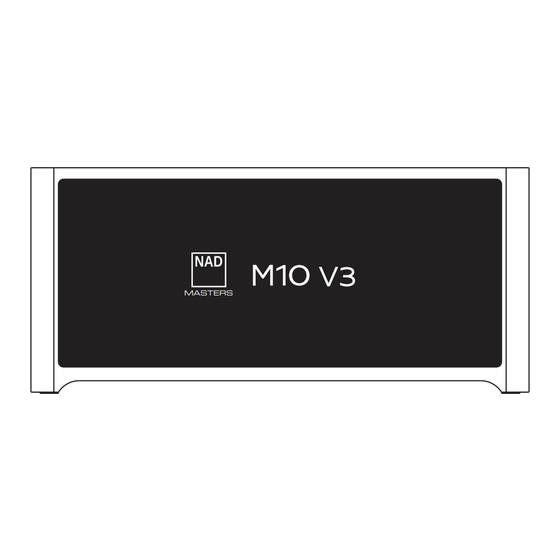 NAD M10 V3 Owner's Manual