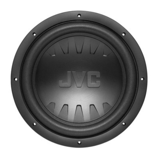 JVC CS-GW1200F Instructions