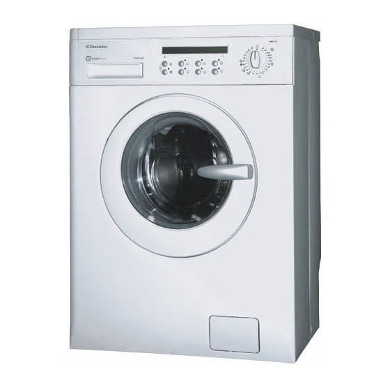 Electrolux EWS 1250 Instruction Manual