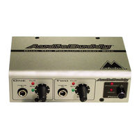 M-Audio Audio Buddy Dual Mic Preamp User Manual