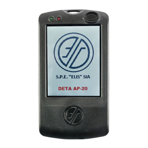 Deta-Elis AP-20 Manual