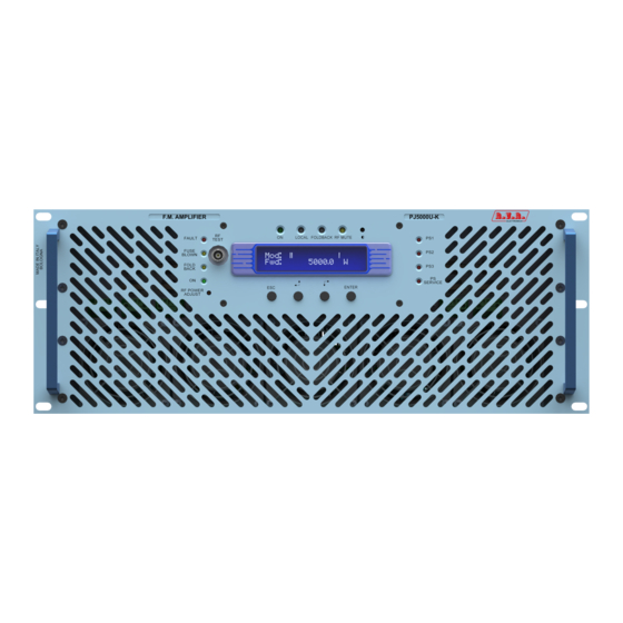 R.V.R. Elettronica PJ5000U-K User Manual
