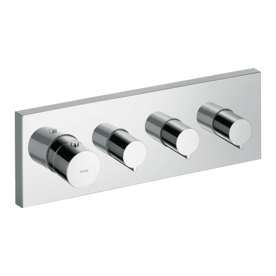 Hans Grohe AXOR Starck 10751000 Manual