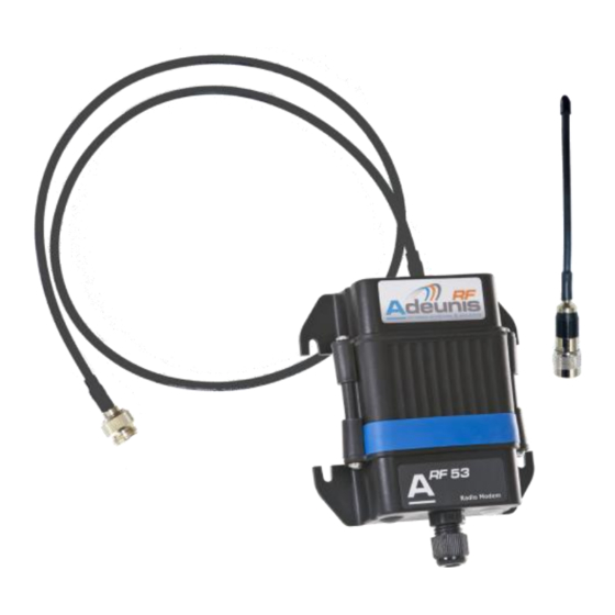 Adeunis RF ARF7474 User Manual
