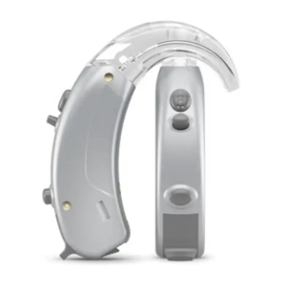 Widex Inteo Series User Instructions
