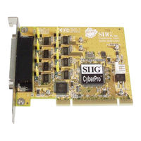 SIIG CyberPro PCI 8S Quick Installation Manual