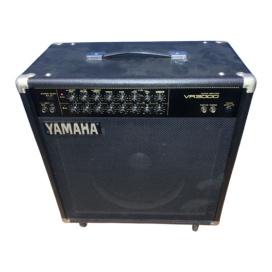 Yamaha VR-3000 Operation Manual