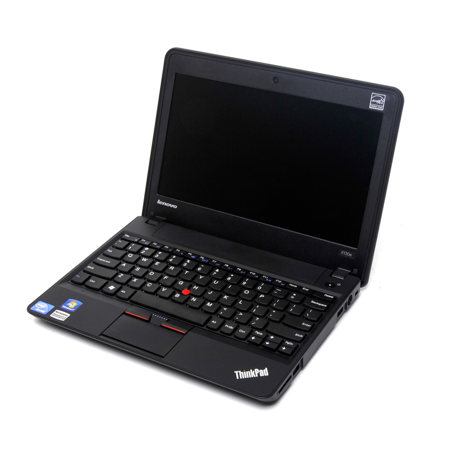 Lenovo ThinkPad X130e Kullanma Kılavuzu