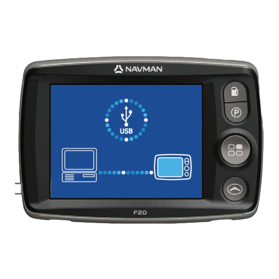 Navman F-SERIES F20 Manual Del Usuario