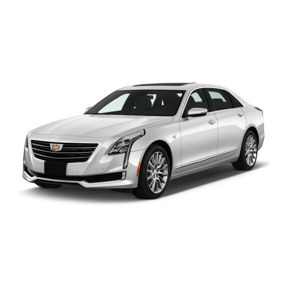 Cadillac CT62018 Manuals