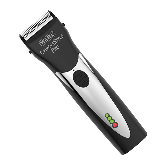 Wahl Chromstyle Clipper Instructions Manual Pdf Download Manualslib