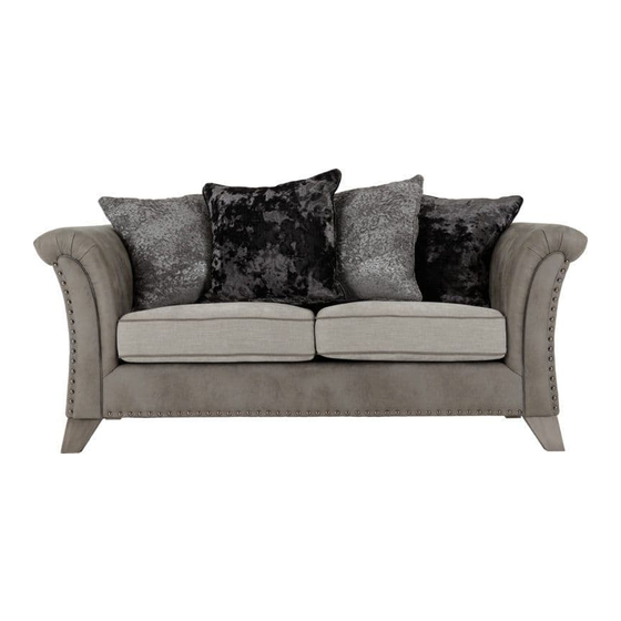 Seconique GRACE 2 SEATER SOFA Assembly Instructions