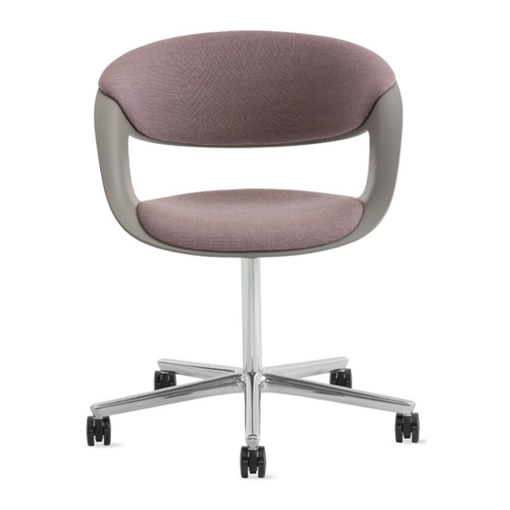 Coalesse Lox 4-Star Base Chair Customer Service Assembly Direction