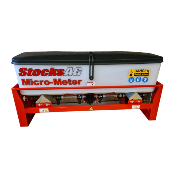 Stocks AG MICRO METER i-CON Original Operating Manual And Parts List