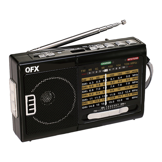 QFX R-39 Operating Instructions Manual