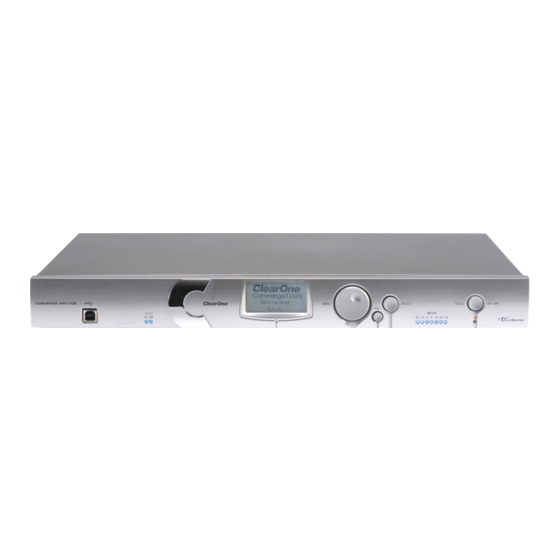 ClearOne CONVERGE PRO TH20 Installation And Operation Manual