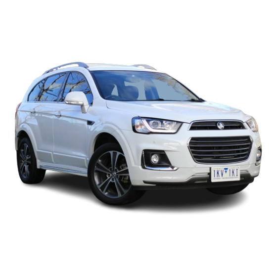 HOLDEN CG CAPTIVA Owner's Handbook Manual