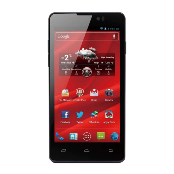 Prestigio MultiPhone 5307 DUO User Manual