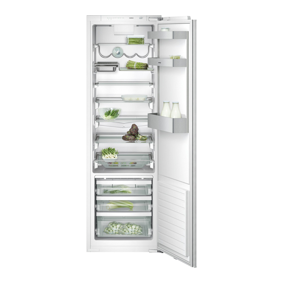 Gaggenau RC289 Information For Use