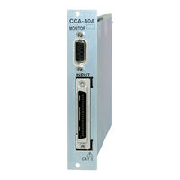 KYOWA CCA-40A-F Instruction Manual