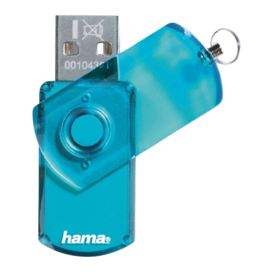 Hama 104395 Operating	 Instruction