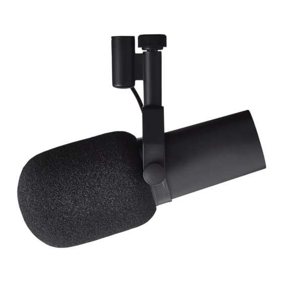 Shure SM7B User Manual