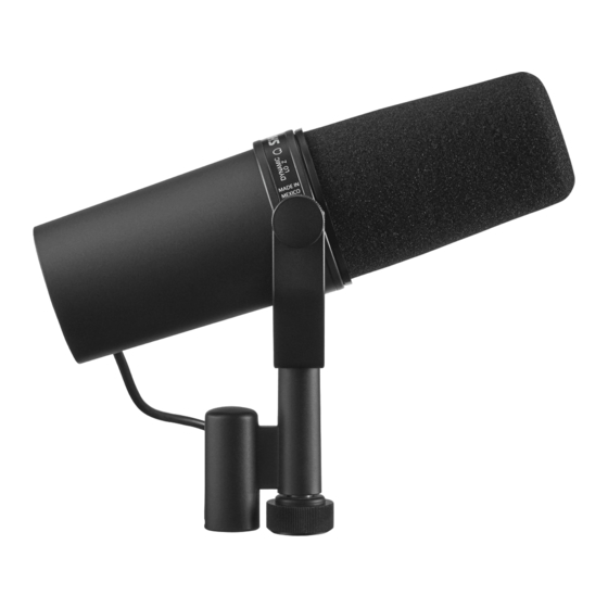 Shure SM7B Manual