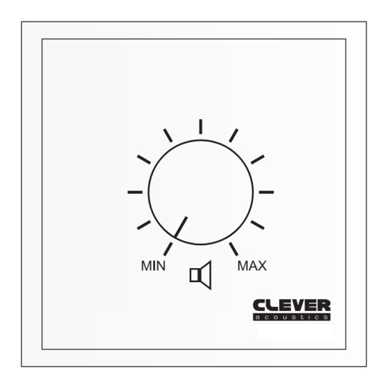 Clever Acoustics VC 20 User Manual