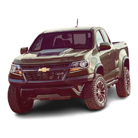 Chevrolet ZR2 2018 Getting To Know Manual