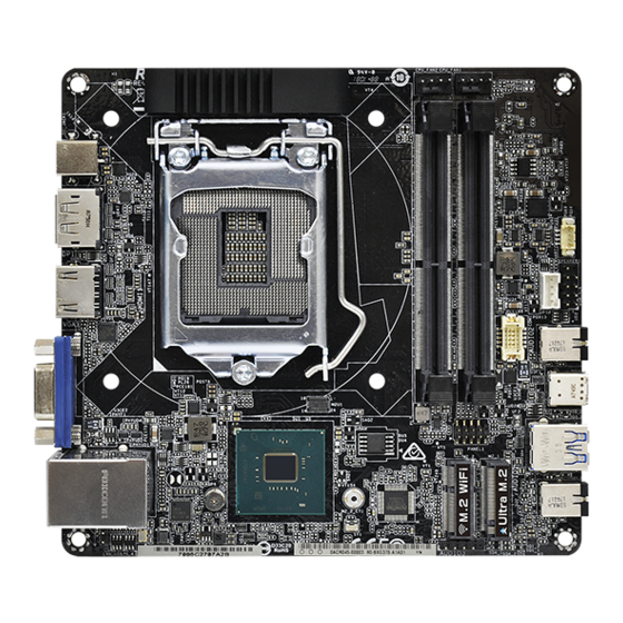 ASROCK H310M-STX Manual