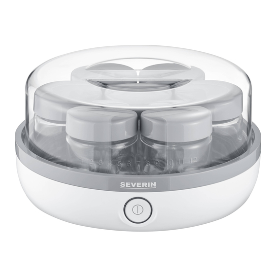 User Manuals: SEVERIN JG 3518 Yogurt Maker