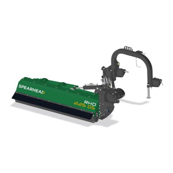 Spearhead RHD 160 Offset Flail Mower Manuals
