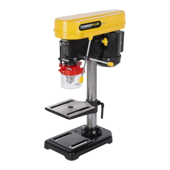 User Manuals: Power Plus POWX153 Bench Drill 350W