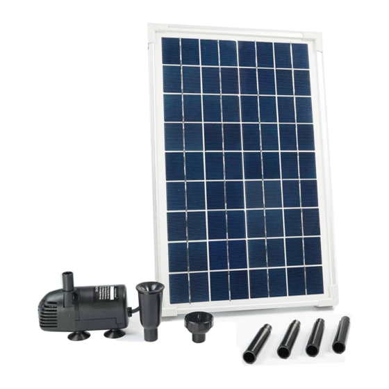 ubbink SolarMax 600 Manual
