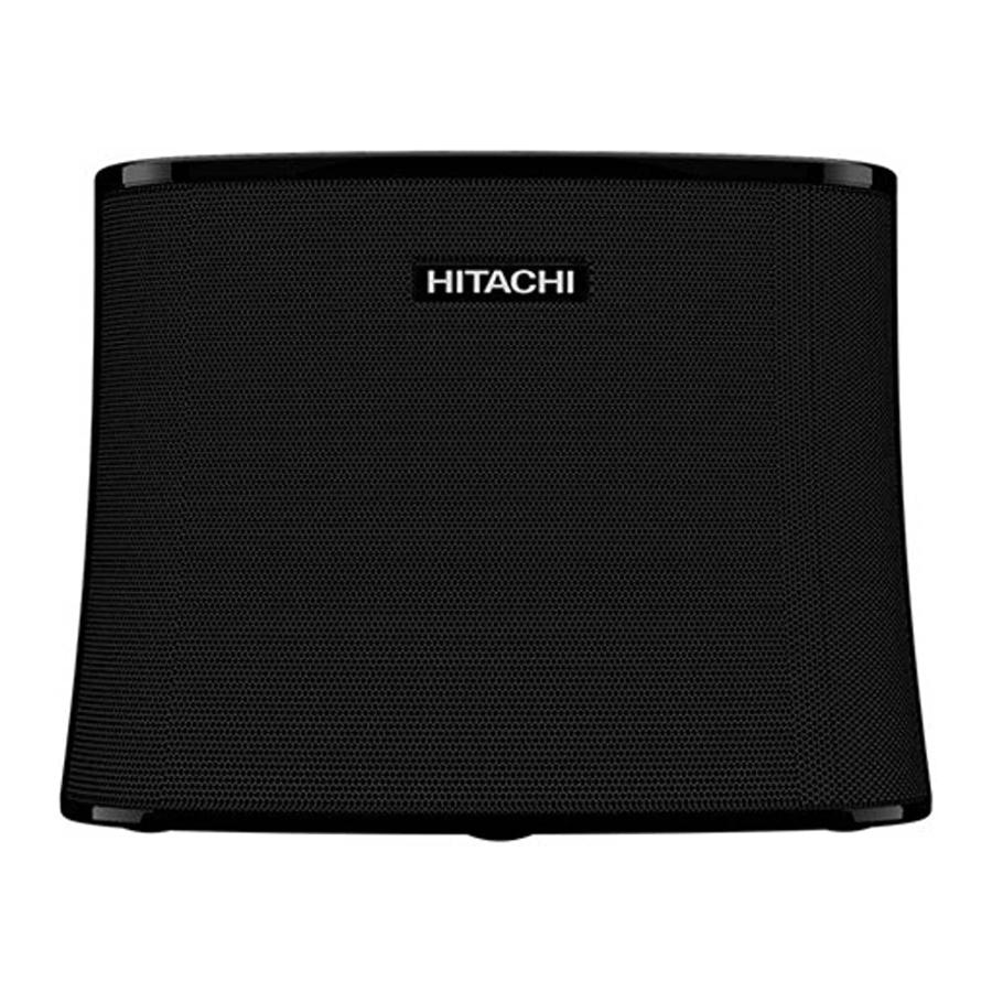 HITACHI Wi-Fi Speaker W50/W100/W200 Manual