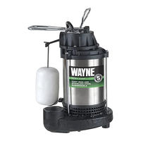 Wayne SPF33 Operating Instructions Manual