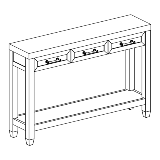 Essentials For Living STELLA 6138.WHT/BBRS Assembly Instructions