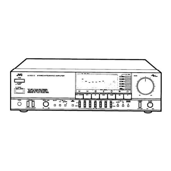 JVC AX-R551XBK Manuals
